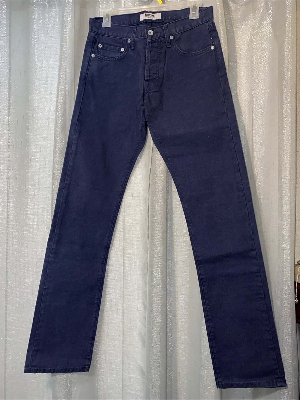 baldwin Men's Straight Leg Jeans in Deep Navy